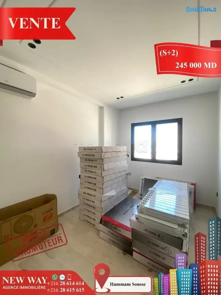 Image 6 de l'annonce (S+2) à Hammam Sousse 💲245.000 TND