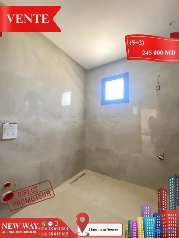 Image 7 de l'annonce (S+2) à Hammam Sousse 💲245.000 TND