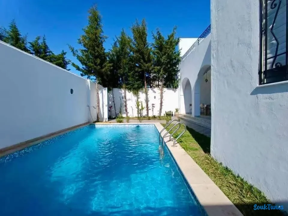 Image 4 de l'annonce Villa neuve S+4 avec piscine à Hammamet