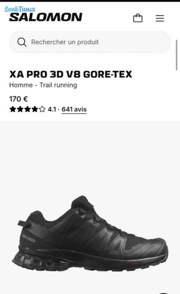 Image 4 de l'annonce Salomon XA PRO 3D V8 GTX Gore-Tex Neuf 200 TND
