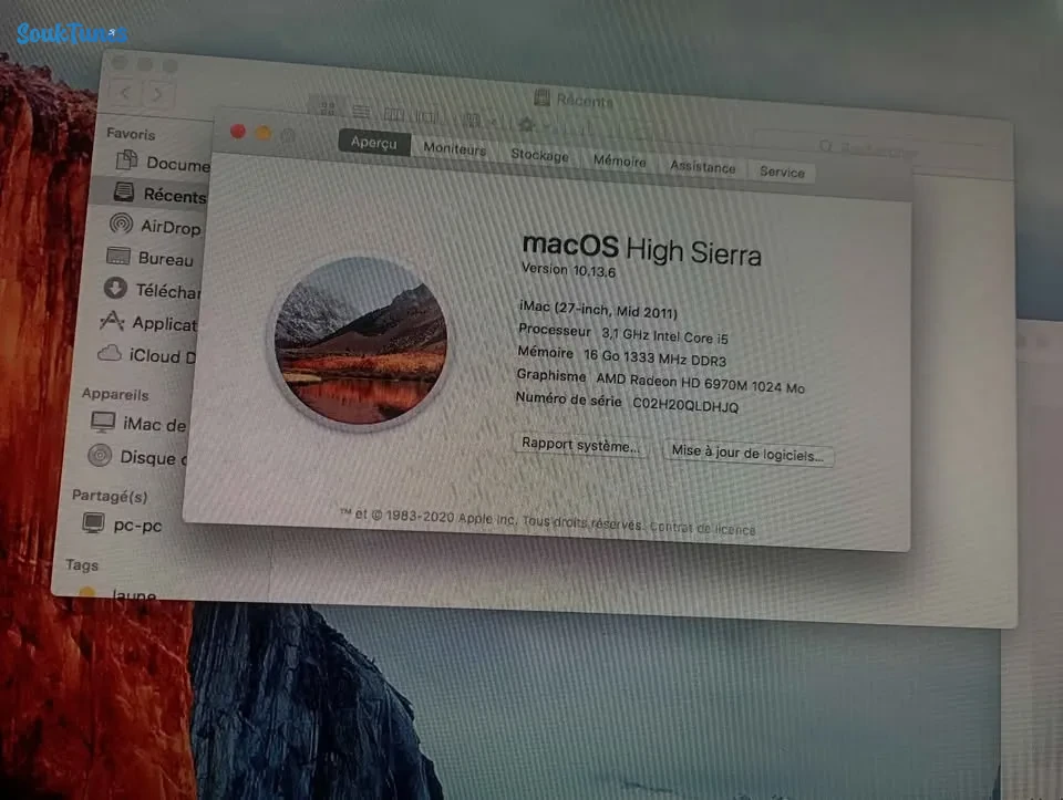 Image 5 de l'annonce Imac 27 /16g / 1t SSD 