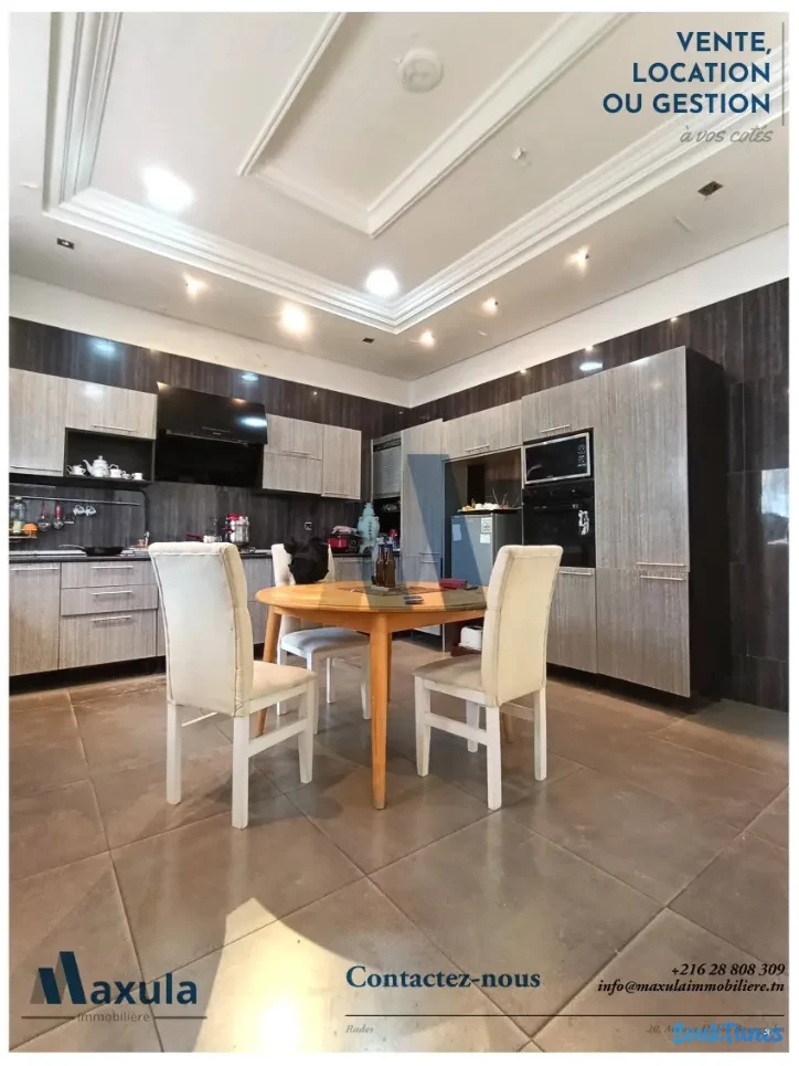 Image 5 de l'annonce À VENDRE SPACIEUX DUPLEX S+4 À RADES MELIANE 2