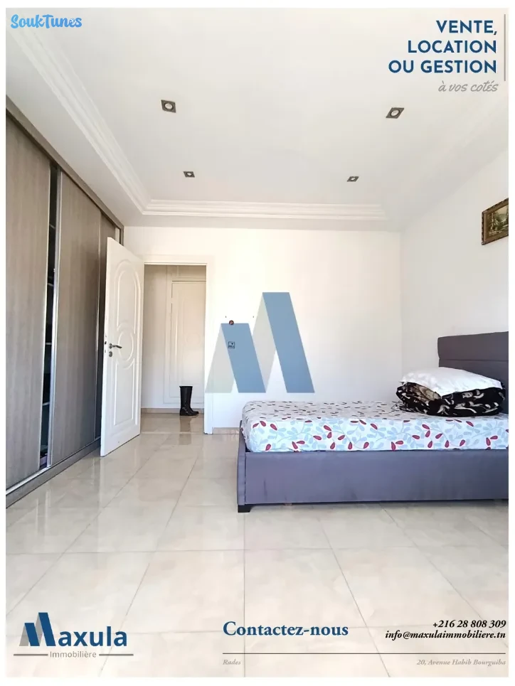 Image 9 de l'annonce À VENDRE SPACIEUX DUPLEX S+4 À RADES MELIANE 2