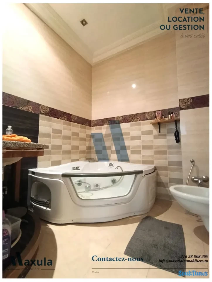 Image 10 de l'annonce À VENDRE SPACIEUX DUPLEX S+4 À RADES MELIANE 2