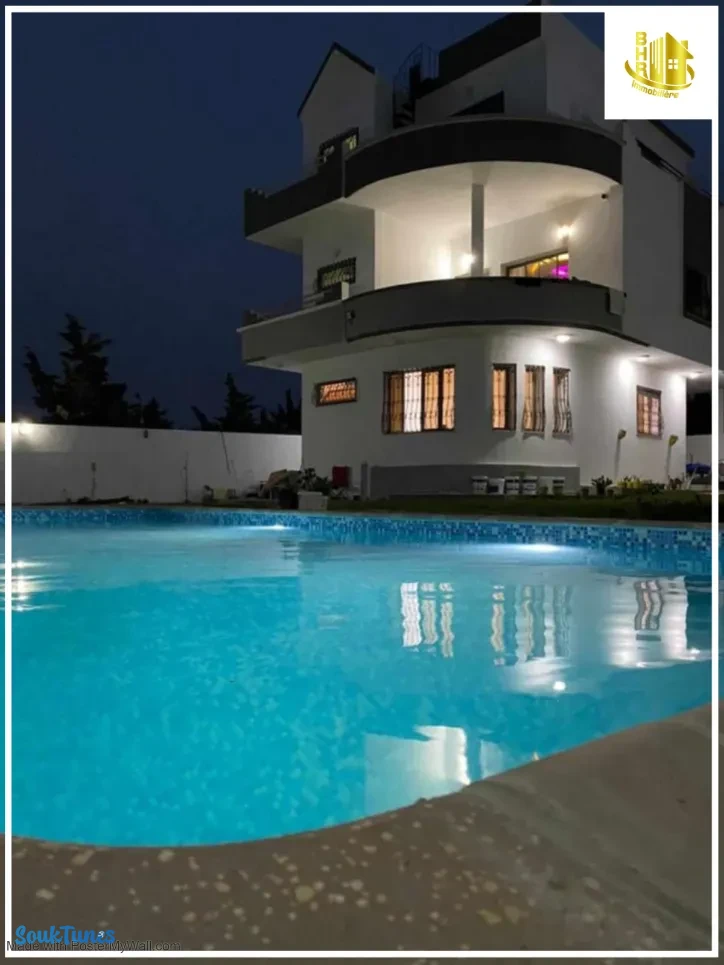 Image 4 de l'annonce villa avec piscine dar allouch 
