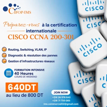 Image principale de l'annonce CISCO CCNA 200-301 