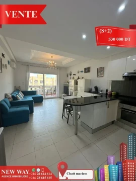 Image principale de l'annonce (S+2) à Chatt Mariem Pied dans l'eau💰530.000 TND
