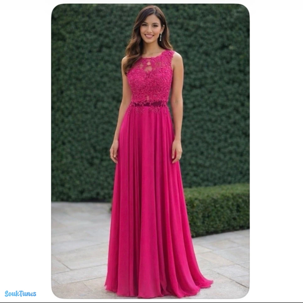 Image 6 de l'annonce Robe de soirée rose Promulias Paris