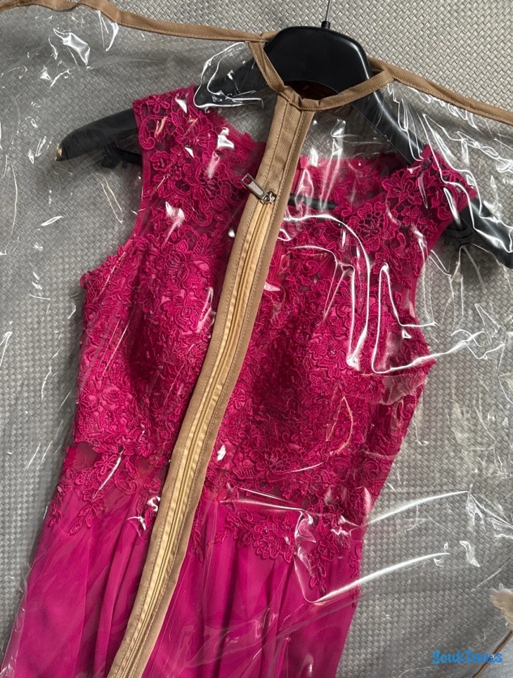 Image 5 de l'annonce Robe de soirée rose Promulias Paris