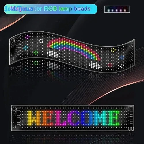 Image 6 de l'annonce Panneau d'affichage LED Flexible 12 x 60 cm