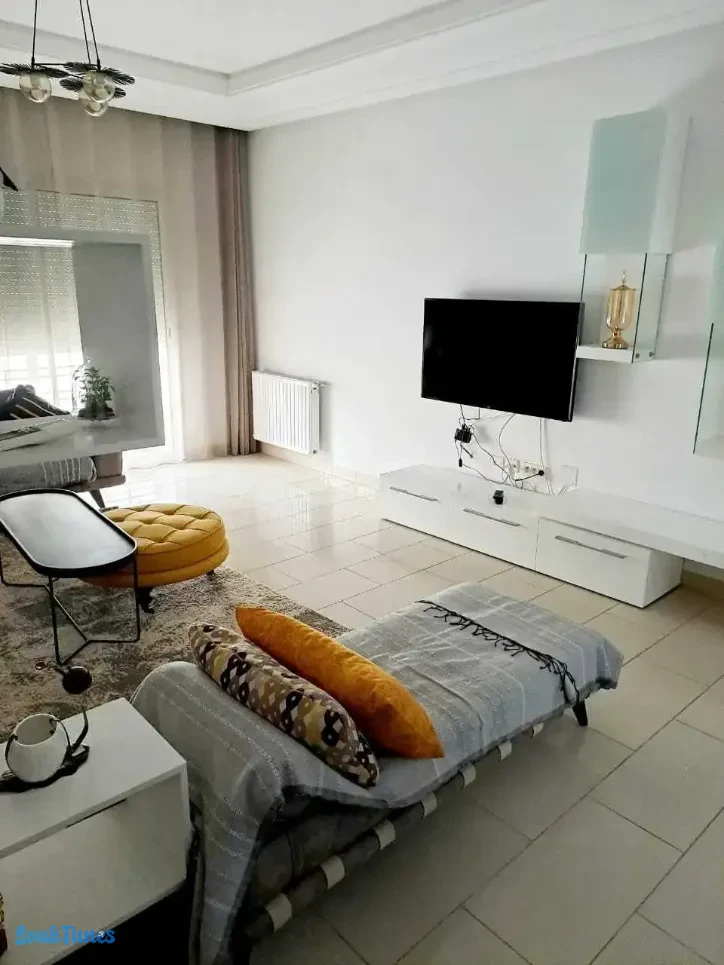 Image 8 de l'annonce Appartement S+4 meublé Neuf haut standing 2200 DT