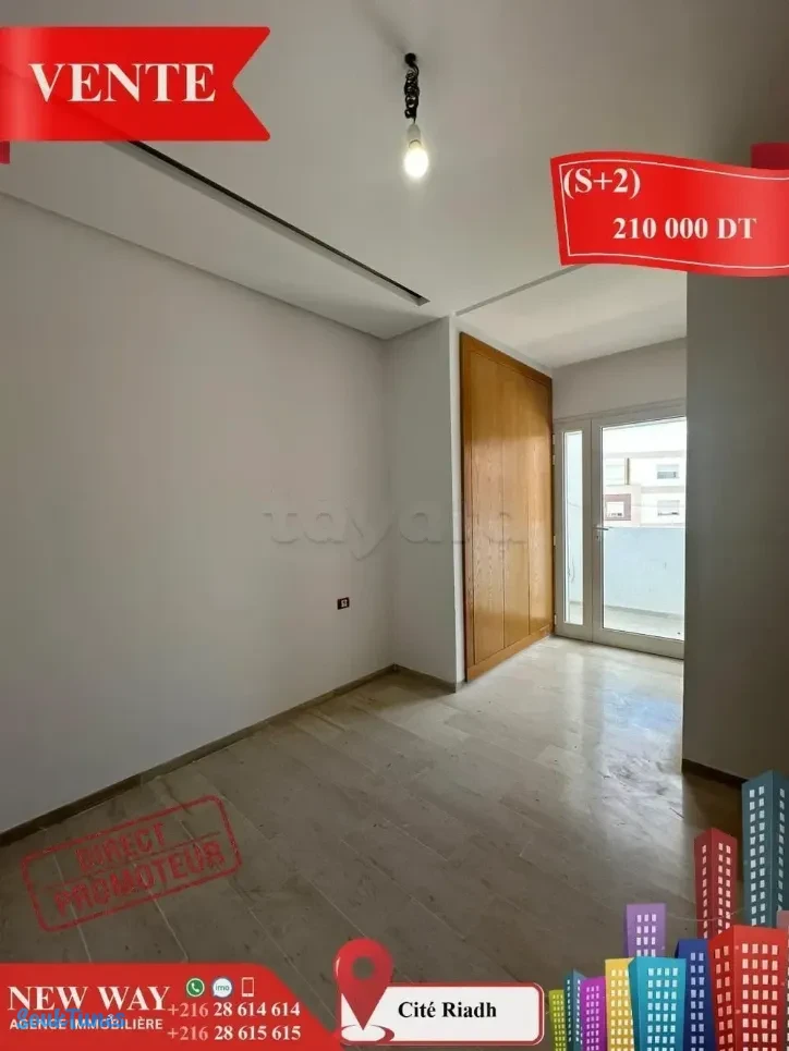 Image 6 de l'annonce (S+2) Directe Promoteur à Cité Riadh 💲210.000 TND