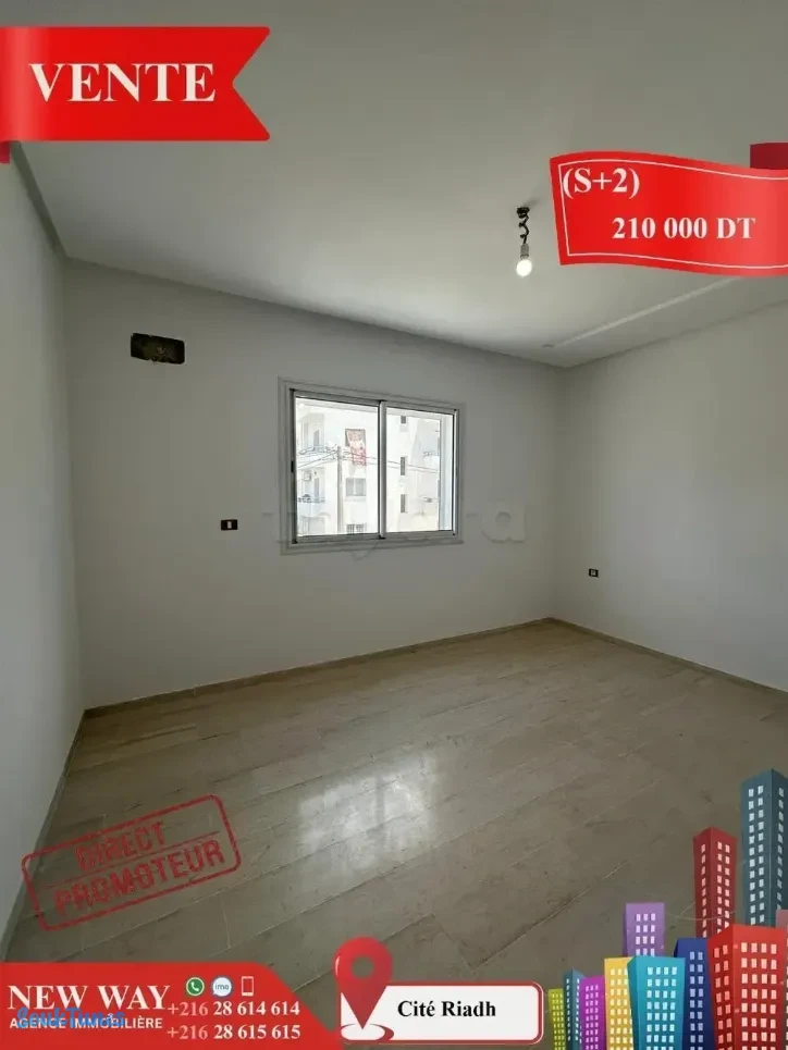 Image 7 de l'annonce (S+2) Directe Promoteur à Cité Riadh 💲210.000 TND