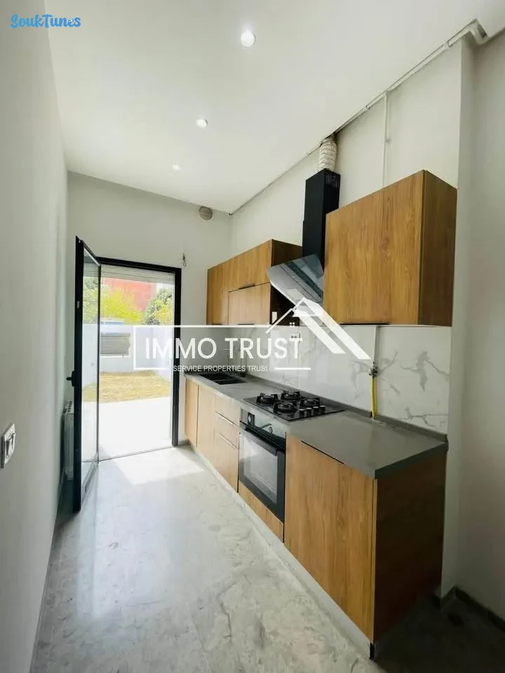 Image 5 de l'annonce A Louer Appartement S+1 avec jardin à Ain Zaghouan