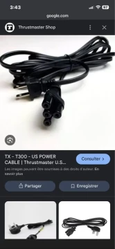 Image principale de l'annonce Volant thursmaster t300rs + support sans cabel