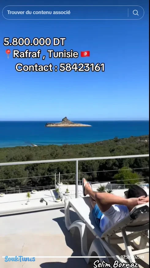 Image 8 de l'annonce A vendre une villa exceptionnelle située à Rafraf
