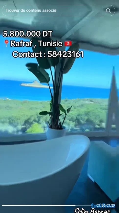 Image 7 de l'annonce A vendre une villa exceptionnelle située à Rafraf