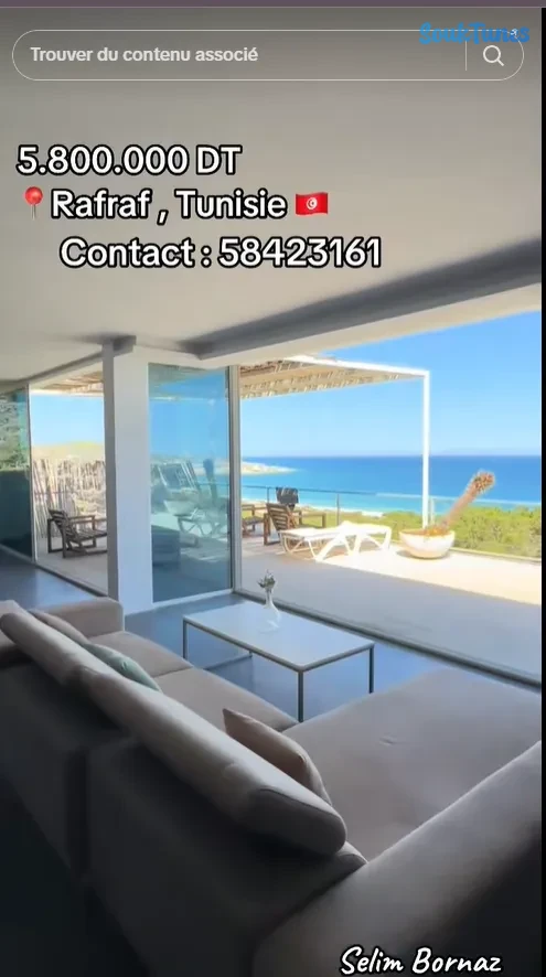 Image 6 de l'annonce A vendre une villa exceptionnelle située à Rafraf