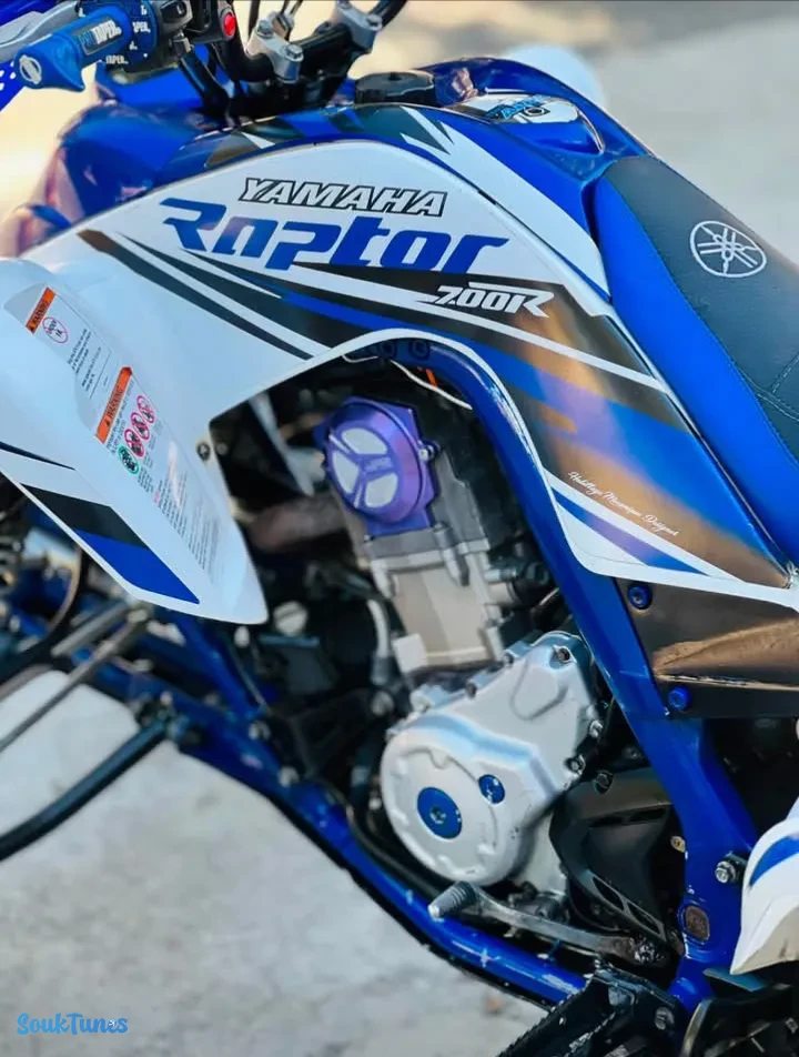 Image 6 de l'annonce Quad Yamaha Raptor 700R Blanc/Bleu Excellent État