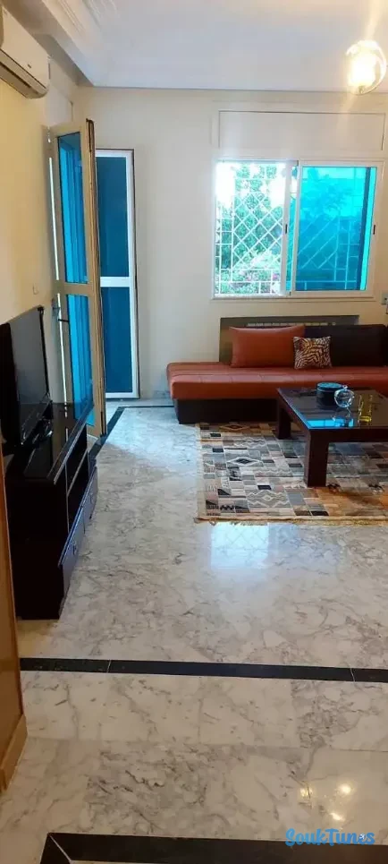 Image 10 de l'annonce Loue appartement S+1 meublé, haut standing-1300DT