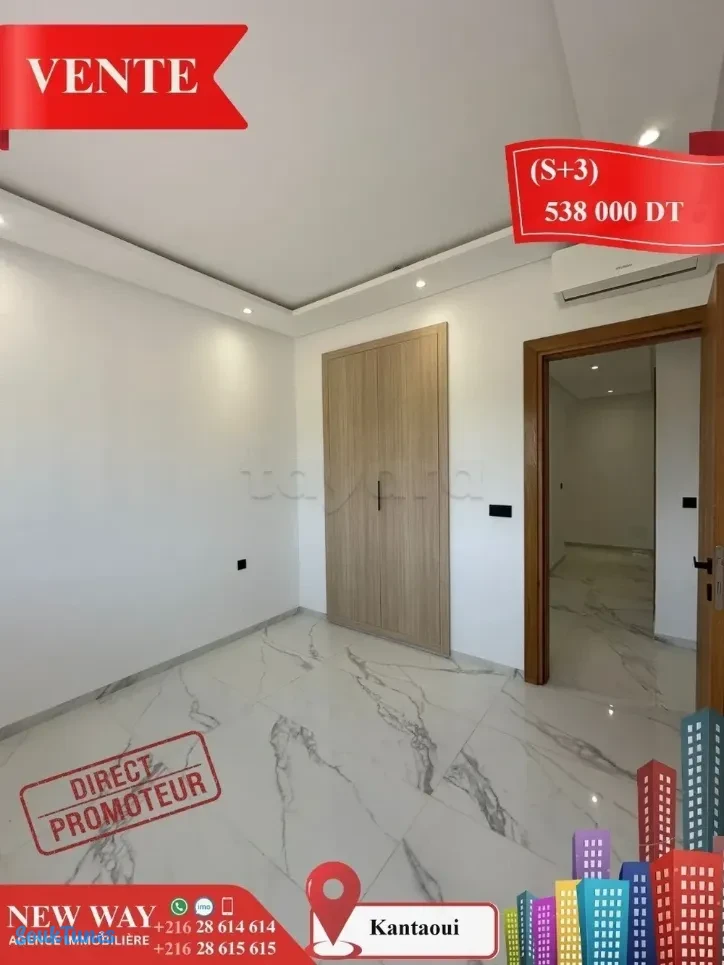 Image 5 de l'annonce (S+3) à Kantaoui Direct Promoteur💰538.000 TND