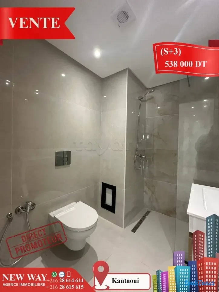 Image 8 de l'annonce (S+3) à Kantaoui Direct Promoteur💰538.000 TND