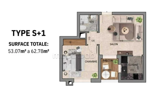 Image principale de l'annonce Appartement à Bhar Lazreg à La Marsa